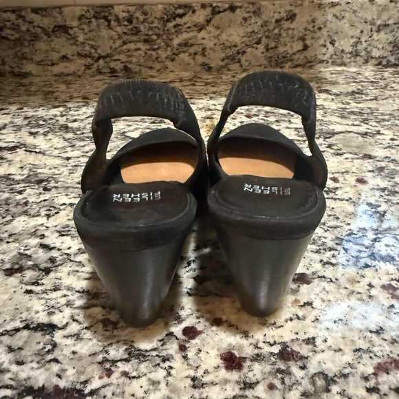 Eileen Fisher Milla Slingback Heels Size 7 - Picture 2 of 6